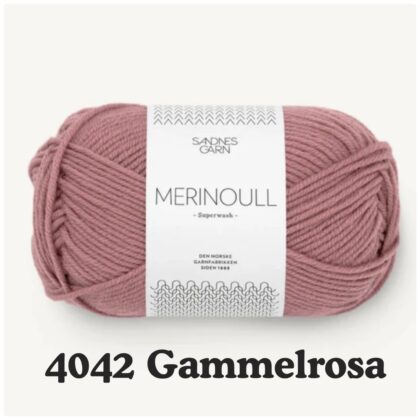 Sandnes Merino 4042 Gammelrosa