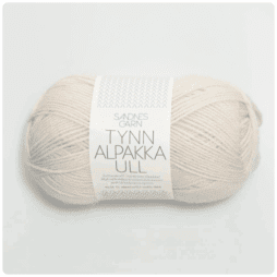 Tynn Alpakka Ull